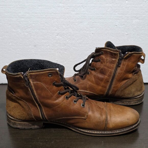 Bull Boxer Kelden Chukka Cap Toe Brown Leather Boot  display picture 2